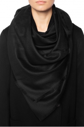 Logo-embroidered shawl, zdjęcie 2 Logo-embroidered shawl od Saint Laurent